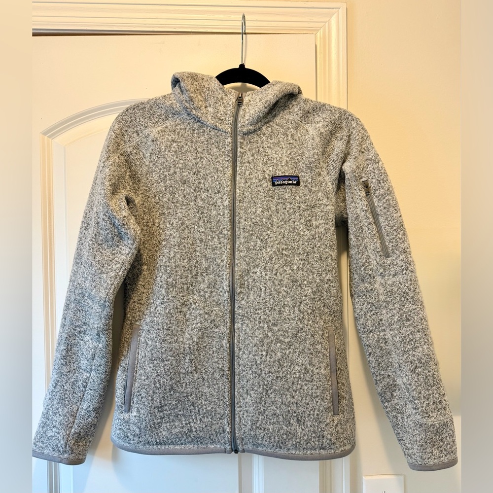 Patagonia Gray Better Sweater with Hood - Small